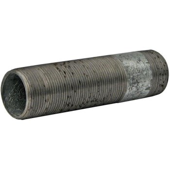 Galvanized Steel Tank Nipple - 1-1/4" x 6"