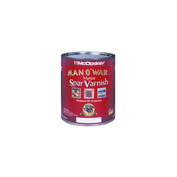 McCloskey/Valspar 80-0007509-07 Man OWar Marine Spar Varnish,  Clear Gloss ~ Gallon