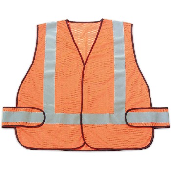 Honeywell/Sperian RWS-50003 Safety Vest, Fluorescent Orange 