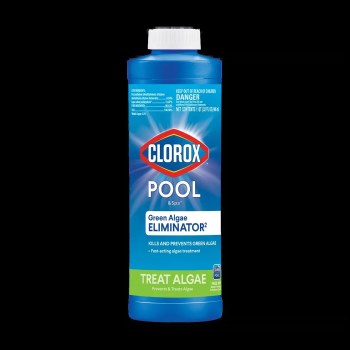 Clorox Pool & Spa Green Algae Eliminator   32 oz