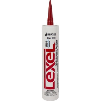 10.5oz White Lexel Caulk