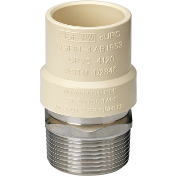 CPVC Male Adapter ~ 1/2"