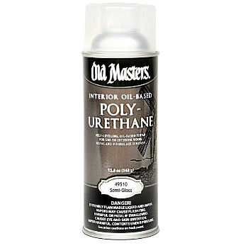 Polyurethane,  Aerosol Spray Clear Semi-Gloss ~ 12.8 oz