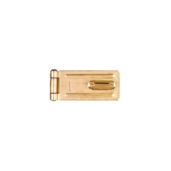 National 102293 Brass Safety Hasp - 3 1/4 Inch