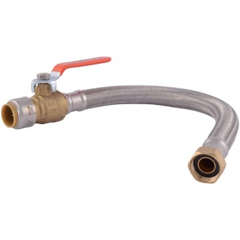 SharkBite Max Braided Water Heater Connector - 1/2" x 18"