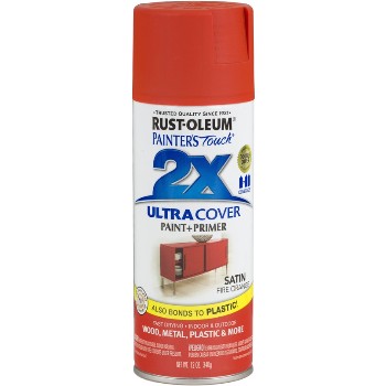 Rust-oleum 263149 Spray Paint, Fire Orange ~ Satin