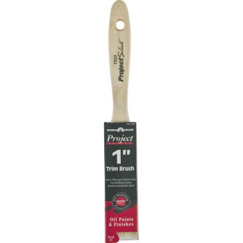 Linzer White Chinese Bristle Paint Brush - 1"