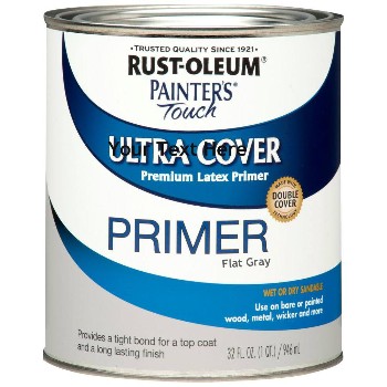 Rust-oleum 1980502 Flat Gray Primer ~ Quart