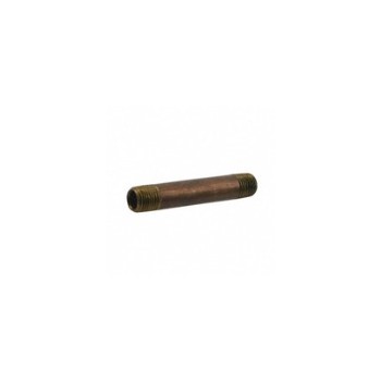 Anderson Metals 38300-0630 Nipple - Red Brass - 3/8 x 3 inch