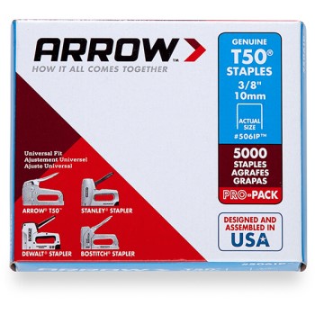 Arrow Fastener 505ip T-50 Staples, Bulk Pack ~ 5/16"