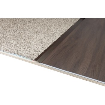 Aluminum Carpet Trim, Forest Brown ~ 36" x 2"
