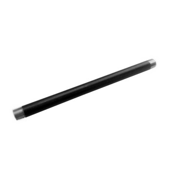 Pipe Nipple - Black Steel - 1/2" x 60"