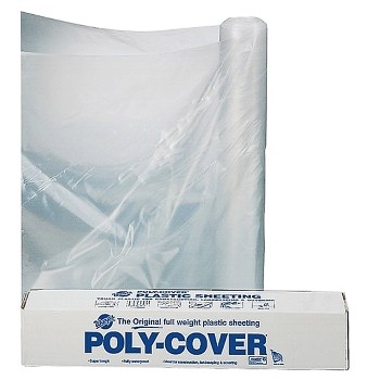 Warp Bros 6X10-C Clear Poly Polyethylene Sheeting ~ 10  X 100 x 6 mil 