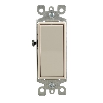 Leviton S16-5601-2TS Non-Illiminated Decora Rocker Switch ~ Light Almond