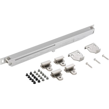 Sliding Door Hardware, Soft Close ~ Satin Nickel