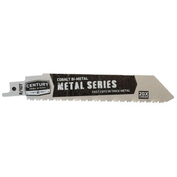 Century Bi-Metal Reciprocating Blade  8/10 TPI   6"