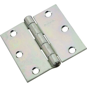 Non-Removable Pin Hinge, Zinc Plated ~ 3" x 3"