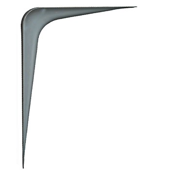 Shelf Bracket, Strong Arm - 4 x 6" - Gray 