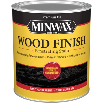 True Black Wood Stain ~ Quart