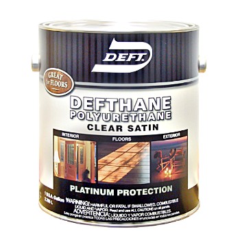 Defthane Polyurethane, Clear Satin ~ Quart