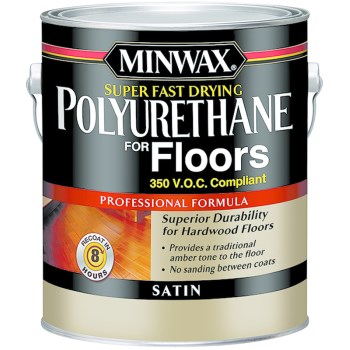 Super-Fast Drying PolyUrethane, Clear Satin ~ Gallon