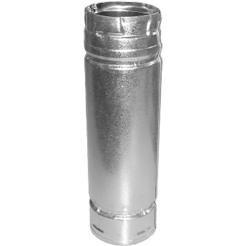 M & G Duravent 4PVL-24 Pellet Vent Pipe, Galvanized ~ 4" x 24" 