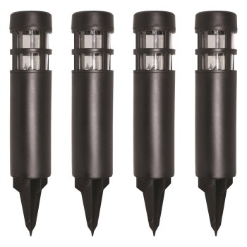 GT Lite Solar LED Bollard Path Light - 4pk