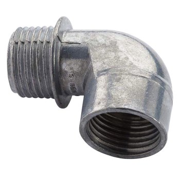 UPC 051411190057 product image for Halex  19005 Short Radius 90 Degree  Elbow,  Zinc Die-Cast ~ 1/2