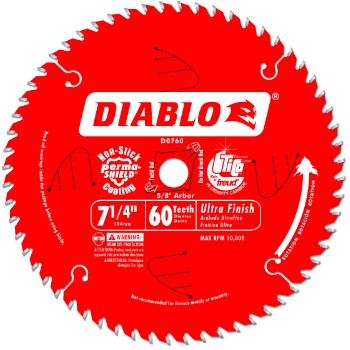 Freud/diablo D0760a 7-1/4in. 60t Finish Blade