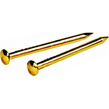 Escutcheon Pins, Brass ~ 18 Gauge - 0.5 inch