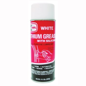 White Lithium Grease with Silicone - 11.5 oz