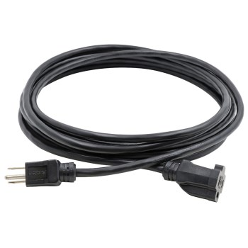 Prime Wire Workshop Extension Cord, Black - 16/3 x 8 Ft