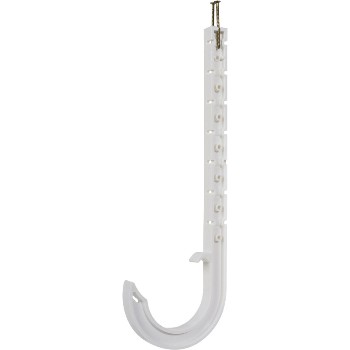 J Hook, White Extension Hanger ~ 1 1/2"