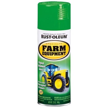 Rust-oleum 7435830 Spray Paint, Farm & Equip, Green ~ 12 Oz