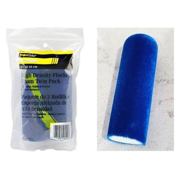 Project Select Premium High Density Flocked Foam Mini Rollers ~ 4"