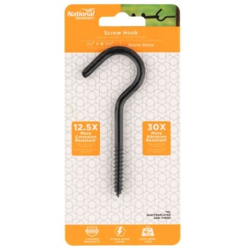 Screw Hook ~ 1/4"x4-1/4"