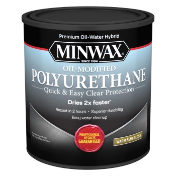 Water Based Oil-Modified Polyurethane, Semi-Gloss - Qt