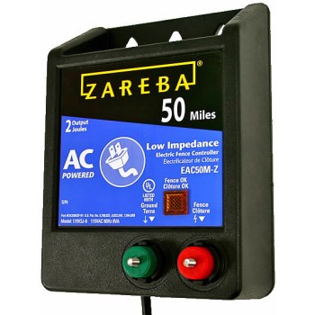 Zareba 50 Mile AC Powered Low Impedance Charger