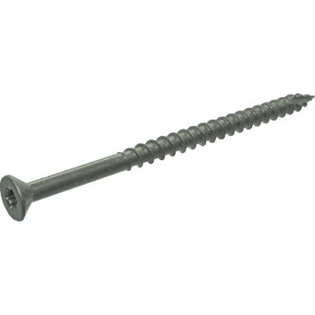 Grip-Rite Exterior Screw, Green - #10 x 3-1/2", 5 Lb
