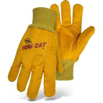 Boss 341 Tom Cat Chore Gloves w/Flexible Knit Wrist ~ Mens Large