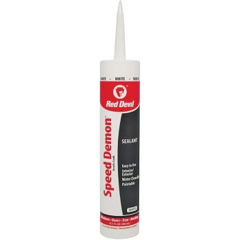 Speed Demon Acrylic Caulk, White - 10.1 Oz.