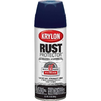 Rust Protector Enamel, Gloss Navy Blue ~ 12oz Spray