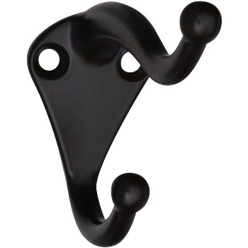 National N330-761 Coat &amp; Hat Hooks ~ Oil Rubbed Bronze Finish