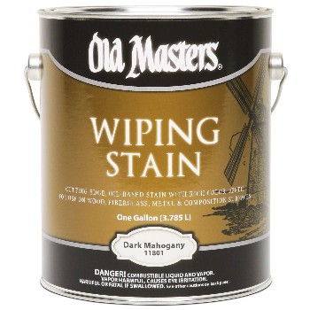 Wiping Wood Stain, Dark Mahogany  ~ Gallon