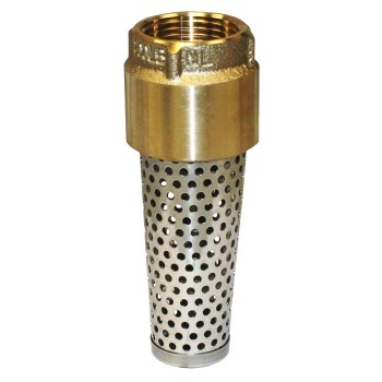 Brass Foot Valve ~ 1" 