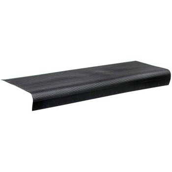Vinyl Stair Treads, Black ~ 9 1/8" x 24"  