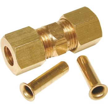 Dial Mfg Compression Union  Brass   1/4"