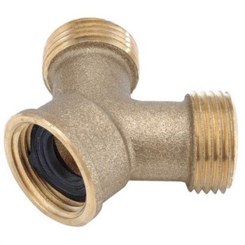 Lead Free Garden Hose Wye ~ 3/4"