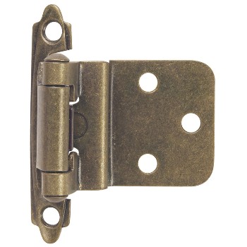 Hardware House  644492 Inset Cabinet Hinge, Antique Brass