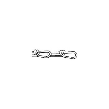 Campbell Chain 075-0124 Double Loop Chain - Weldless
